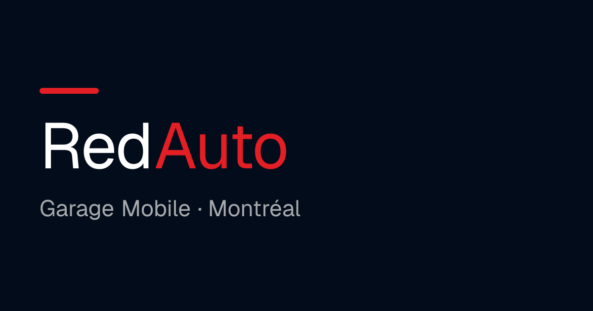 Redauto — Mécanicien mobile dans la région métropolitaine de Montréal